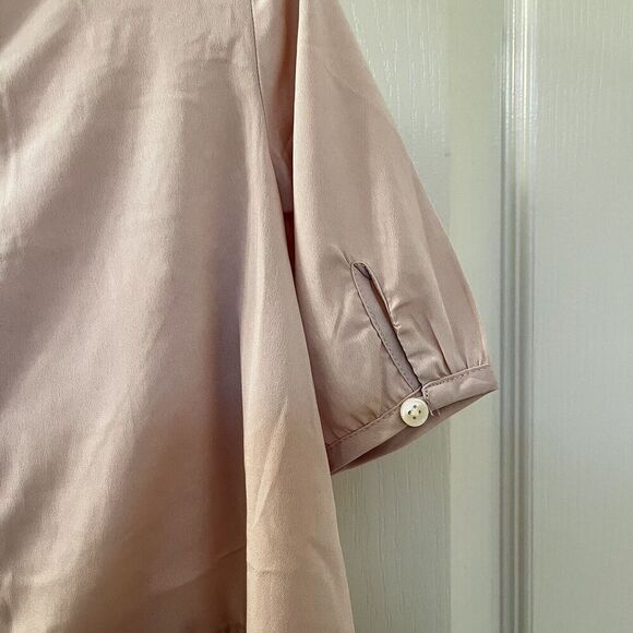 Old Navy Pink Colorblock Shark Bite Hem Dress Girls Size 3T - Picture 11 of 12